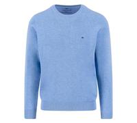 FYNCH-HATTON Herren Feinstrickpullover mit Rundhalsausschnitt, Crystal Blue, L