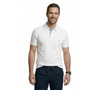 FYNCH-HATTON Herren Poloshirt aus Baumwolle - Kurzarm mit Kragen und Knopfleiste White/L