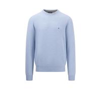 FYNCH-HATTON Herren Pulover aus Strukturstrick mit Rundhalsausschnitt, Summer Breeze, XL