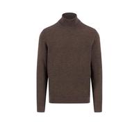 Fynch-Hatton Rollkragenpullover Herren Regular Fit Merinowolle braun, XL
