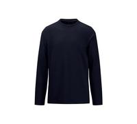 FYNCH-HATTON Herren Shirt aus Baumwoll-Sweat, Navy, XL