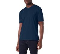 Fynch-Hatton T-Shirt FYNCH-HATTON Basic T-Shirt – Slim Fit Kurzarm Rundhals, Dunkelblau, XXXL