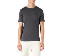 T-Shirt FYNCH-HATTON, Herren, Gr. XXXL (64/66), grau (dunkelgrau), Jersey, Obermaterial: 100% Baumwolle, unifarben, bestickt, casual, normal hüftbedeckend, Rundhals, Langarm, Shirts, mit Rundhals und 