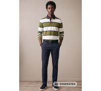 FYNCH-HATTON - Interlock Rugby, striped moss - Gr. - XL