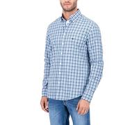 FYNCH-HATTON Kariertes Hemd mit Button-Down-Kragen Midnight/XXL