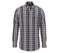 FYNCH-HATTON Kariertes Hemd mit Button-Down Kragen Navy / 3XL