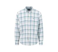 FYNCH-HATTON Kariertes Hemd mit Button-Down Kragen Winter White/L