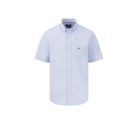Fynch Hatton Minimal Poplin Print Kurzarmhemd M Summer Breeze