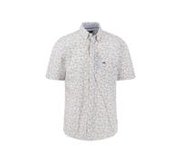 FYNCH-HATTON Kurzarmhemd aus Baumwolle mit floralem Allover-Print und Button-Down-Kragen Tangerine/XXL