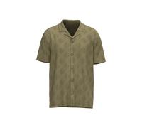 Shirtjacke FYNCH-HATTON, Damen, Gr. XL, schwarz khaki, Web, Obermaterial: 60% Baumwolle, 40% Polyester, bedruckt, regular fit normal, ohne Ausschnitt, Shirts Shirtjacke, mit Muster (42879730-XL) schwa