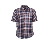 Fynch-Hatton Kurzarmhemd Herren Kurzarm Baumwolle blau, L