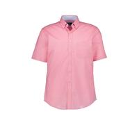 Fynch-Hatton Kurzarmhemd Herren Regular Fit Kurzarm Baumwolle rosa, L