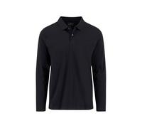 FYNCH-HATTON Langarm-Poloshirt aus Baumwolle Black/L