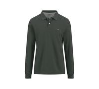 FYNCH-HATTON Langarm-Poloshirt aus Baumwolle Dark ivy/XL