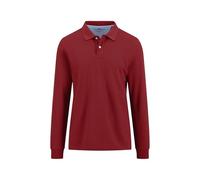 FYNCH-HATTON Langarm-Poloshirt aus Baumwolle Garnet red/M