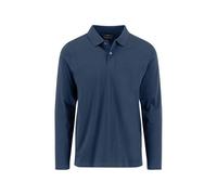 FYNCH-HATTON Langarm-Poloshirt aus Baumwolle Misty Blue/L