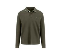 Fynch Hatton 15121513 Langarm-polo L Dark Khaki