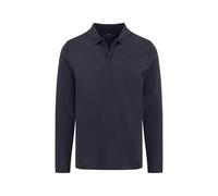 FYNCH-HATTON Langarmshirt aus Baumwolle mit Polokragen und Reißverschluss Navy/M