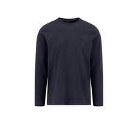 FYNCH-HATTON Langarmshirt aus Baumwolle mit Rundhalsausschnitt Navy/XXL