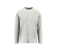 Fynch-Hatton Longsleeve mit Rundhalsausschnitt und Logo in Offwhite, Größe L