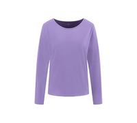 FYNCH-HATTON Langarmshirt aus Viskosemix mit Rundhalsausschnitt und Stretchkomfort Wisteria Lilac/L
