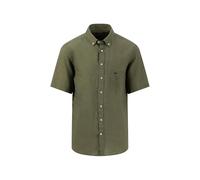 FYNCH-HATTON Leichtes Halbarm-Hemd mit Button-Down-Kragen Dusty Olive/XL