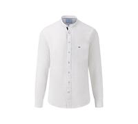 FYNCH-HATTON Leichtes Premium Leinenhemd mit Stehkragen White/XXL