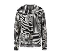 Druckbluse FYNCH-HATTON Gr. 38, schwarz (black) Damen Blusen (36491249-38) black