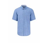 FYNCH-HATTON Leinenhemd Casual Fit blau | XXXL