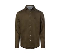 Fynch-Hatton Leinenhemd Herren Regular Fit grün, M