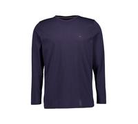 Fynch-Hatton Longsleeve Herren Regular Fit Langarm Rundhals Baumwolle blau, 4XL