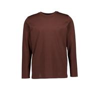 Fynch-Hatton Longsleeve Herren Regular Fit Langarm Rundhals Baumwolle braun, L