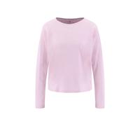 FYNCH-HATTON - LONGSLEEVE SOLID SLUB STRUCTURE cream rose - Gr. - M