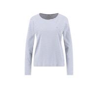 FYNCH-HATTON - LONGSLEEVE STRIPE STRUCTURE cornflower blue - Gr. - M