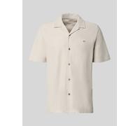Fynch-Hatton Loose Fit Freizeithemd aus reiner Baumwolle in Offwhite, Größe L