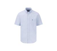 Fynch Hatton Minimal Poplin Print Kurzarmhemd L Summer Breeze