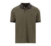 Poloshirt FYNCH-HATTON, Herren, Gr. 3XL, schwarz khaki, Web, Obermaterial: 100% Baumwolle, kontrastfarbene Details, unifarben, regular fit normal, ohne Ausschnitt, kontrastfarben, Shirts, mit Logo Sti
