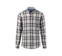 FYNCH-HATTON Modernes Button-Down-Hemd mit Karomuster Dusty Olive/M