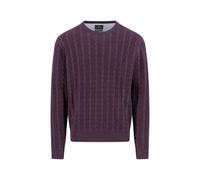 FYNCH-HATTON - O-Neck, Cable aubergine - Gr. - M