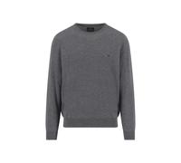 Fynch-Hatton Regular Fit Pullover mit Kaschmir-Anteil Modell 'Merino' in Mittelgrau, Größe XXL