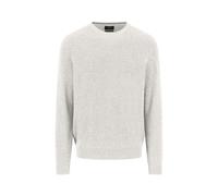 FYNCH-HATTON - O-Neck, structure, Merino Cashmere winter white - Gr. - 3XL
