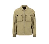 FYNCH-HATTON - Garmentdye Overshirt dark khaki - Gr. - L