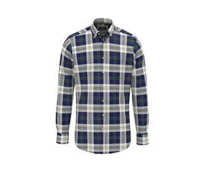 Fynch Hatton - Oxford-Karohemd blau/grün - Gr. - XL
