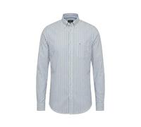 FYNCH-HATTON Oxfordhemd aus Baumwolle mit Streifenmuster und Button-Down-Kragen Harbor Blue/L