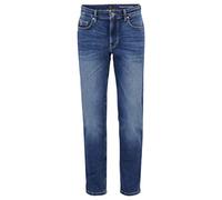 FYNCH-HATTON Pants 5 Pockets 10002901 - Moderne Tapered-Fit Jeans mid Blue 34 32