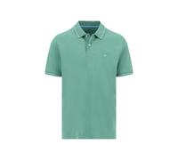 Poloshirt FYNCH-HATTON, Herren, Gr. M, jade, Web, Obermaterial: 100% Baumwolle, unifarben, regular fit normal, ohne Ausschnitt, gerader Abschluss kontrastfarben, Shirts, mit Logo Stickerei (79076612-M