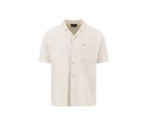 FYNCH-HATTON - Polo Shirt, buttoned, Cotton Linen new offwhite - Gr. - XXL