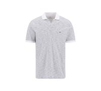 Poloshirt FYNCH-HATTON, Damen, Gr. L, weiß, Web, Obermaterial: 100% Baumwolle, gemustert, regular fit normal, ohne Ausschnitt, gerader Abschluss kontrastfarben, Shirts, mit Logo Stickerei (77268944-L)