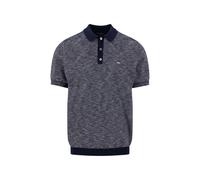 FYNCH-HATTON - Polo, striped, Cotton Linen navy - Gr. - XL