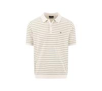 FYNCH-HATTON - Polo, striped, Cotton Linen new offwhite - Gr. - M